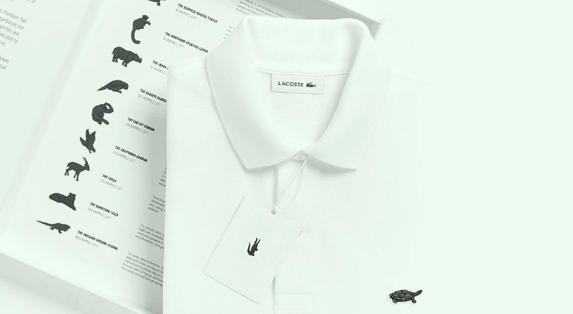 Lacoste deals change logo